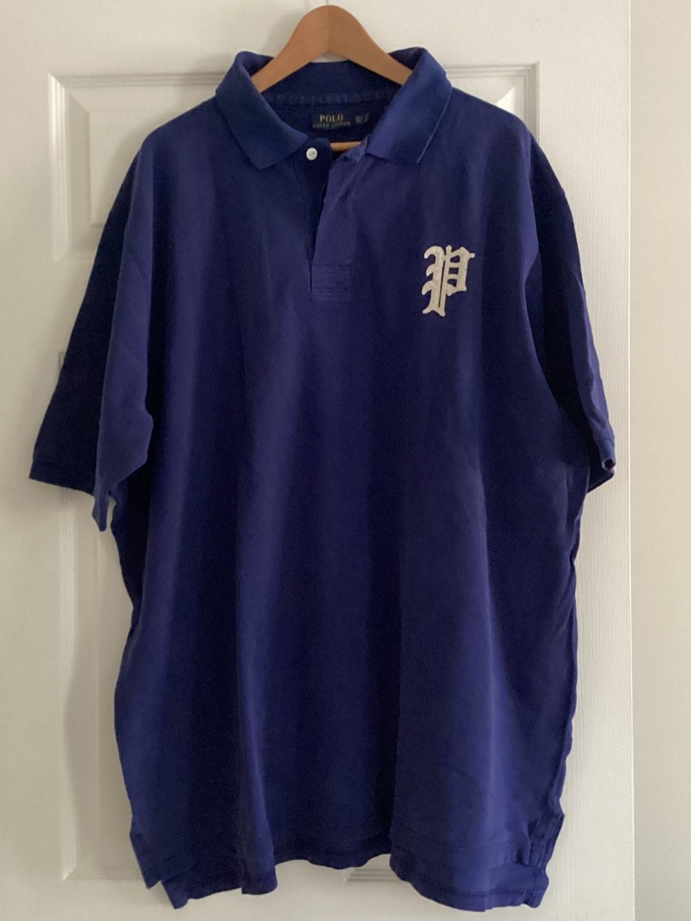 Polo Ralph Lauren Men's Polo Shirt in Navy, 2XLT